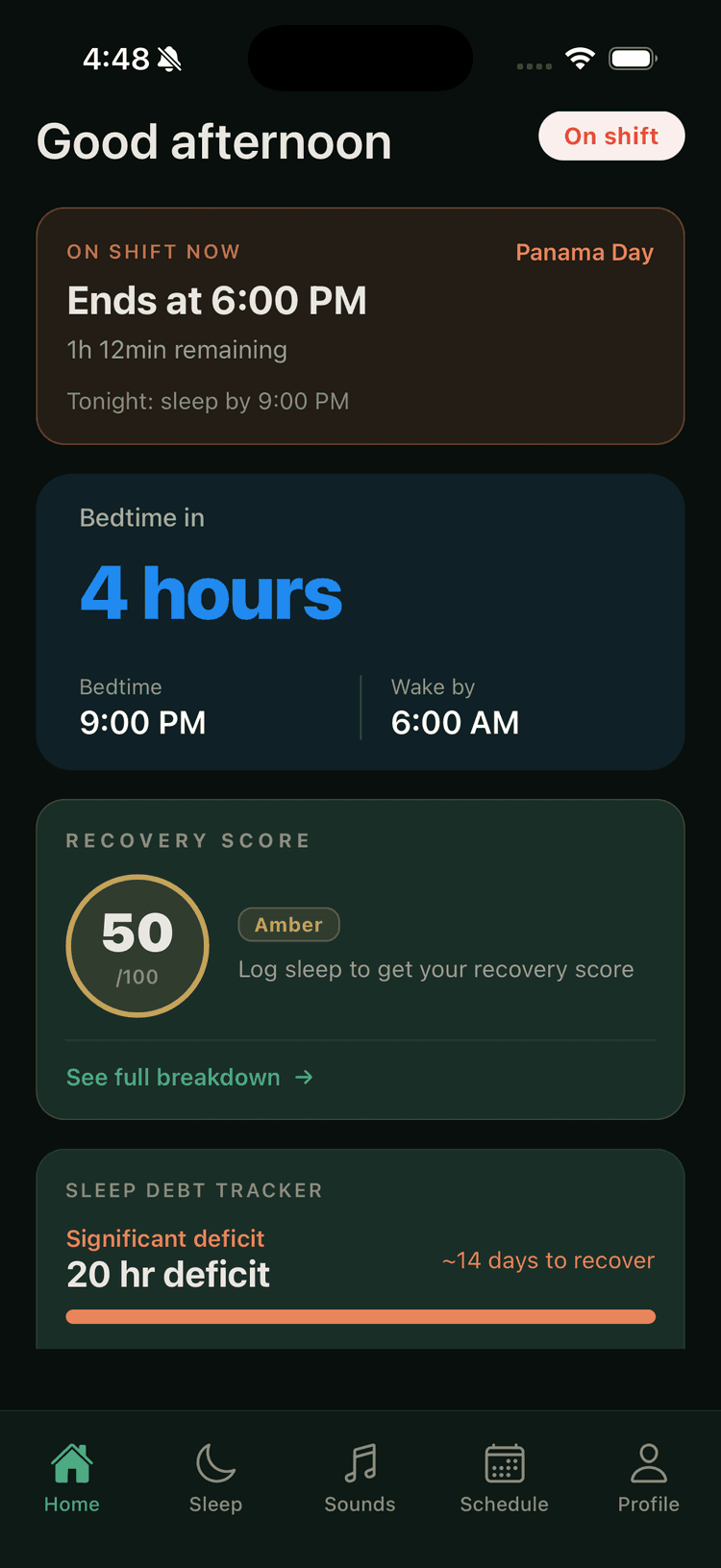 DrowZe app screenshot